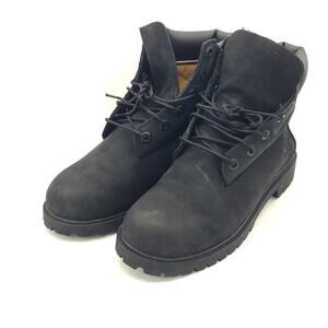 Timberland boots 6 inch black boys size 7